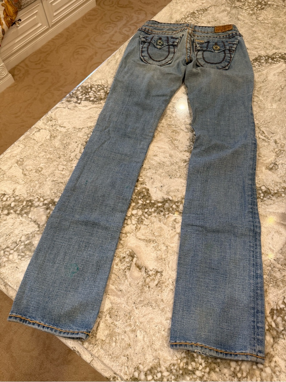 True Religion Light Blue Flared Women's Jeans - Picture 5 of 5
